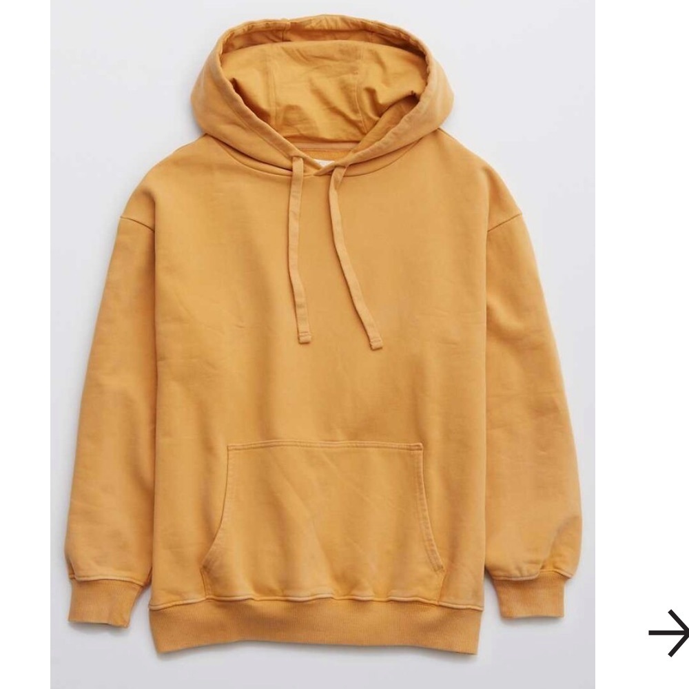 Aerie Mustard Yellow Hoodie